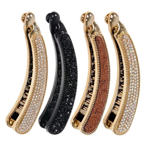 Elegant Women Crystal Rhinestone Hair Clip Claw Clip Hairpin Hair Accessories