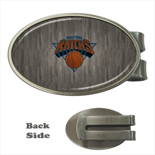 NBA Basketball New York Knicks Chrome Money Clip