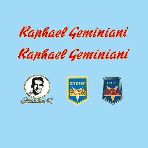 Raphael Geminiani Bicycle Decals Stickers n.11 Transfers