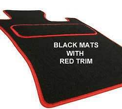 2 FIXING CLIPS Tailored Car Floor Mats Red 2007 on SKODA OCTAVIA SCOUT