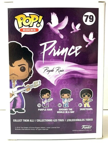 Funko Pop Prince Purple Rain 79 Figure Diamond Glitter Edition Brand New Sealed Funko Pop Prince Purple Rain 79 Figure Diamond Glitter Edition Brand New Sealed