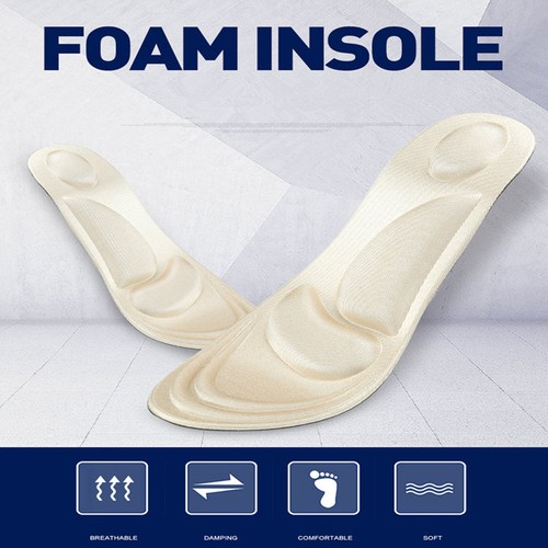 4D Sponge Shoe Pad Pain Relief Soft Insoles Breathe Support Foot Care Health New
