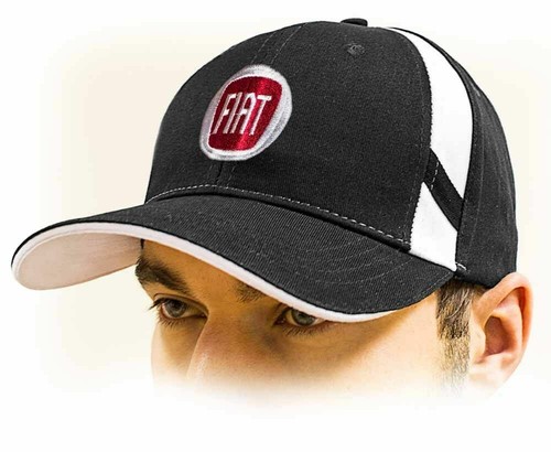 Adjustable size!!! Black color FIAT unisex Baseball Cap Hat 100/% Cotton