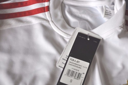 With Vynil sz Small LAST STOC Adult New Bayern Munchen Shirt Away 2015-2016
