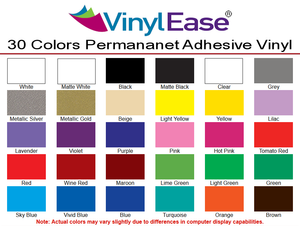 40 Rolls 12 in x 10 ft Private Label Permanent Craft Sign Vinyl UPick 30 Colors