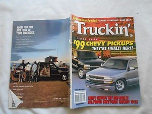 TRUCKIN-MAGAZINE-AUGUST-1998-FIRST-LOOK-99-CHEVY-PICKUPS-THEYRE-FINALLY-HERE