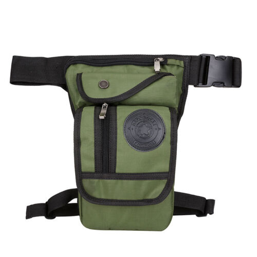 Men Drop Leg Bag Outdoor Motorcycle Tactical Hiking Sport Thigh Waist Fanny Pack
