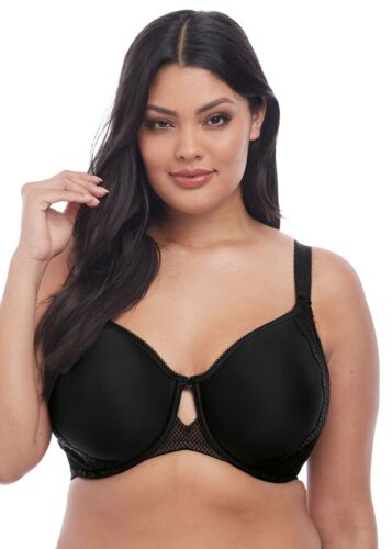 ELOMI CHARLEY-UNDERWIRED MOULDED-BANDLESS SPACER-BLACK EL4383BLK