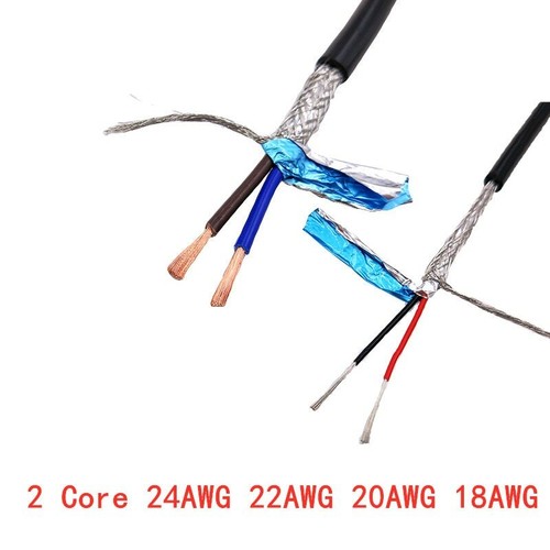 Details about / 5 Meter 26AWG 24AWG 22AWG 2//3//4//5//6//7//8 core Shielded Cable Pure Copper