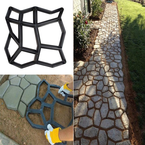 Road Maker Driveway Walk Pavement Paving Mold Patio Concrete Stepping Stone.UK