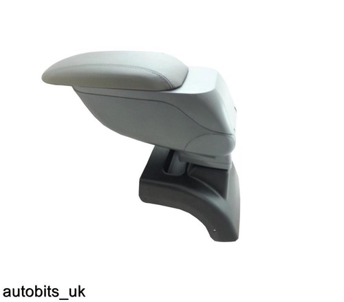 GREY PADDED LEATHER ARMREST CENTER SPECIFIC FIT FORD FOCUS MK2 2005-2011