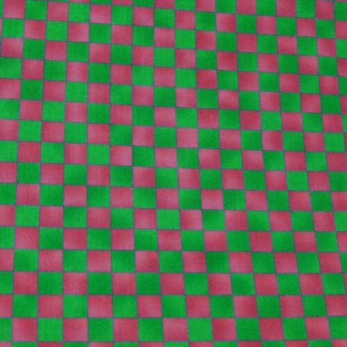 Sale 100/% Cotton Fabric Patchwork Gingham Check Squares Tablecloth Picnic