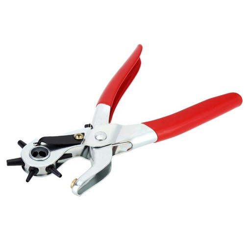 PVC CARTON EMPORTE PIECE REVOLVER CUIR 48H PINCE à POINCONNER PERFORATRICE