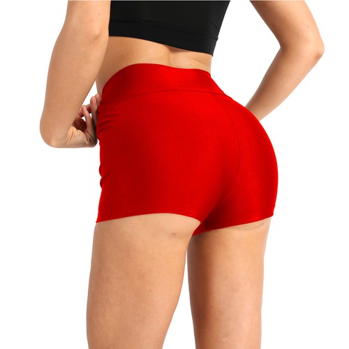 Damen Fitness Yoga Shorts Kurz Hot Pants Sportshorts Radlerhose Trainingshose