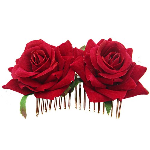 Fleur flocage chiffon pour Femmes Chapeaux coiffure cheveux Pins Clips Cheveux Peignes