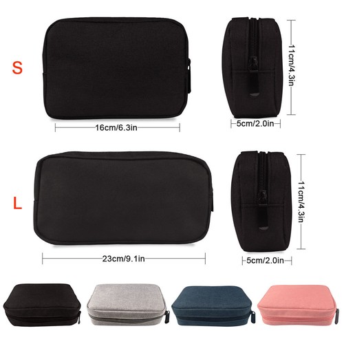 Portable Electronics Travel storage organizer USB Cable bag Case Digital Gadget