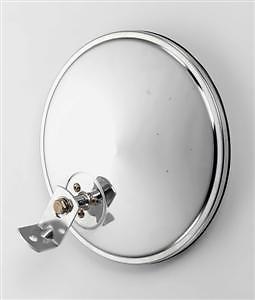 Pair of 8/" Offset Chrome Convex Truck Mirror for Peterbilt and Freightliner