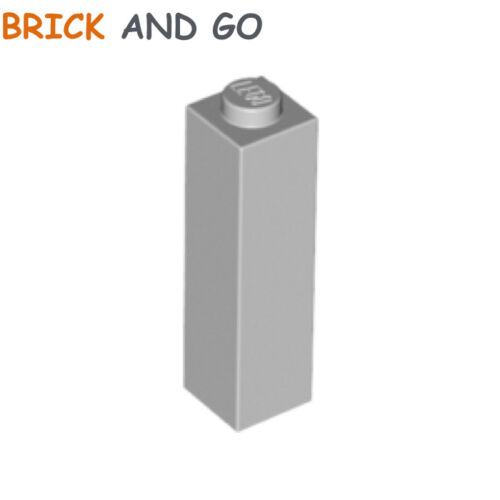 4 x lego 14716 Brick Column Column Wall Brick 1x1x3 New New Grey, Grey
