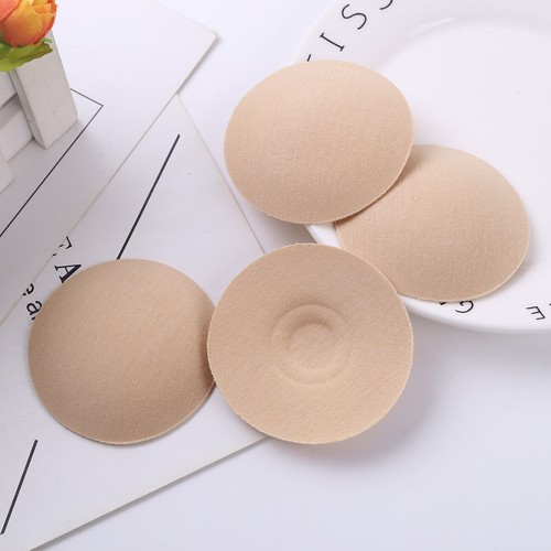 4pcs Reusable Cotton Non-Adhesive Nipple Breast Cover Invisible Bra Pads Pasties