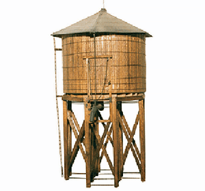 2013 Mainline Water Tower Kit HO by JV Models - Wood Craftsman kit 2013 Mainline Water Tower Kit HO by JV Models - Wood Craftsman kit