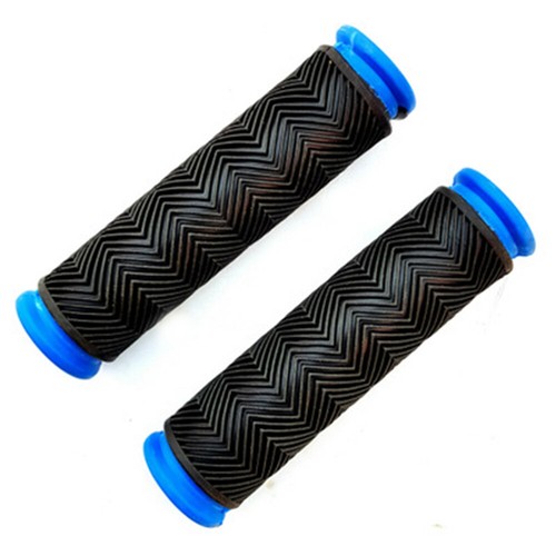Cycling Shockproof Bicycle Grips Mountain Bike Double Lock On Rubber Covers
