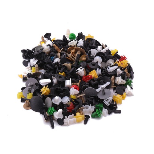 500Pcs Plastic Car Fenders Panel Bumper Clutch Assorted Rivet Fasteners Push Pin