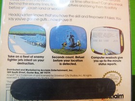 Acclaim 1989 AIRWOLF for NES COMPLETE IN BOX TESTED WORKS SEE PHOTOS