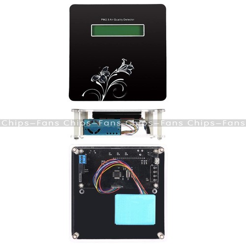 LED LCD1602 PM2.5 Dust Smoke Measuring Sensor Air Quality Detector GP2Y1014AU0F
