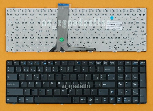 New for MSI GE60 GE70 GX60 CX70 Keyboard Español Spanish Teclado Black Frame