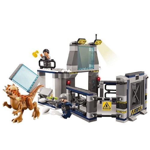 Comes without Box 75931 Compatible Jurassic World Dilophosaurus Outpost attack