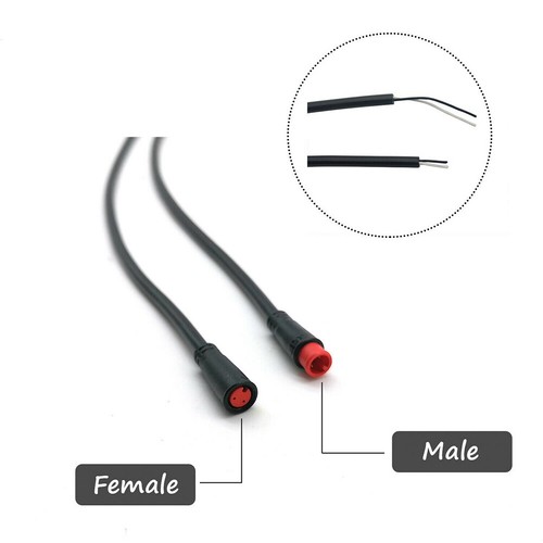 Higo Waterproof Connector 2 3 4 5 6 Pin Cable Lead 1m Ebike Electric Bafang USA