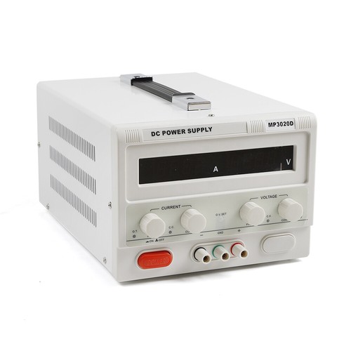 MP3020D Linear DC Power Supply 110V Triple-Output 0-30V 0-20A Regulated Variable