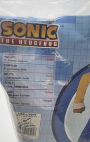 Sonic Blue Sonic The Hedgehog Child Costume - Size S(4-6)
