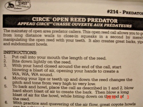Flambeau Circe Open Season Predator Call #214