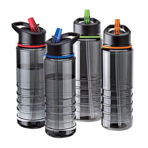 800ml Water Drinking Bottle Hiking Hydration Running Cycling Flip Outdoor Sport