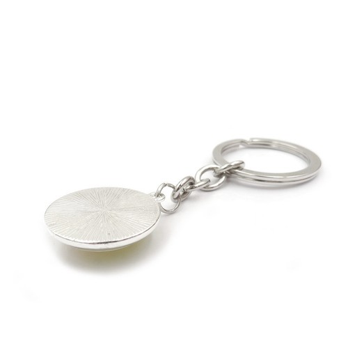Vintage Glass Cabochon silver Car Key chain ring pendant:Dandelion A154 Vintage Glass Cabochon silver Car Key chain ring pendant:Dandelion A154