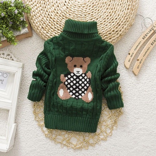 Baby Girls Sweater Autumn Winter Boys Jumper Knitted Outerwear Winter Pullover