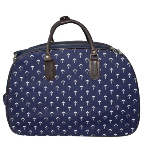 Nouveau en Unisexe Imprimé de voyage à roulettes Cabine Taille Sac à roulettes Femmes Weekender Sac