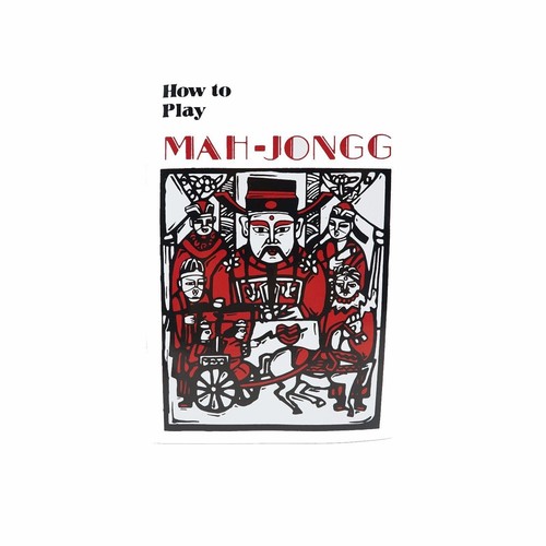 American Mahjong Full 166 Set Gold Case Western Mah Jong Tiles Pushers //Gold Map
