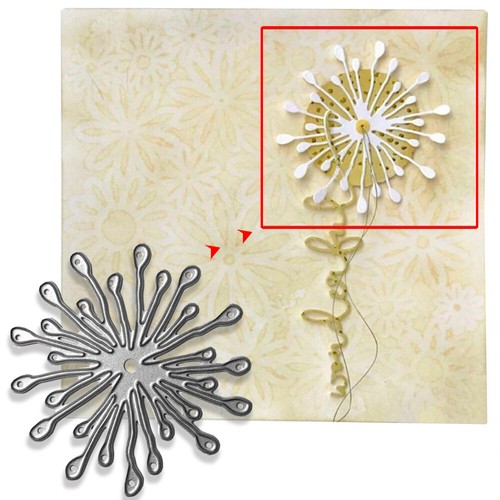 1 PC fleur métal coupe meurt Stencil À faire soi-même Scrapbooking Album Papier Carte Craft