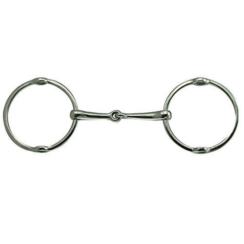 Coronet Loose Ring Narrow Mouth Gag Horse Bit with 5/" Mouth 4/" Rings