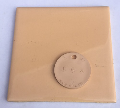 4x4 Vintage Tile in Bermuda Coral-1 Sq Ft /'Crown/' Surplus