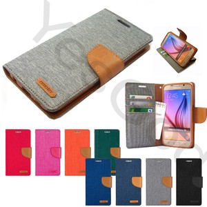 canvas diary kickstand slim flip leather wallet cover for iphone galaxy lg ebay canvas diary kickstand slim flip leather wallet cover for iphone galaxy lg ebay