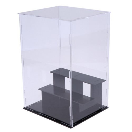 8/"L x6/"W x6/"H 3 Steps Acrylic Display Case Box for Doll Figure Model Toys