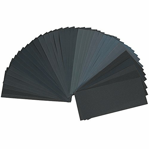 Lot de 40 Feuille de Papier Abrasif pour Poncer à l/'Eau 320 à 3000 Grain Ponçage