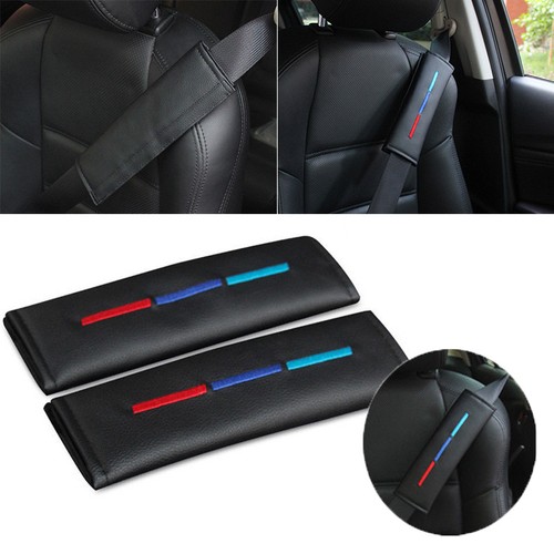 Hot Sale Leather Style Truck Car Seat belt Cover Shoulder Pads For BMW ////M Sport
