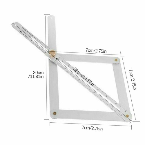 Pro Stainless Steel Corner Angle Finder Ceiling Artifact Tools Square Protractor