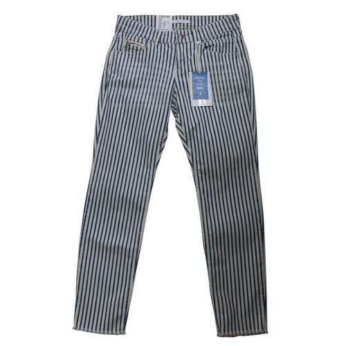 MAC Jeans Slim 34-44 Jersey Denim Streifen Straight FitMode NEU