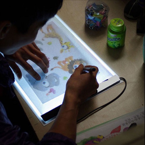 A4 LED Art Craft Design Tracing Photo Drawing Tattoo Light Box Pad Table Lamp
