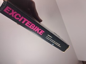 Excitebike (Nintendo NES, 1985) Complete in Box CIB Black Box TESTED